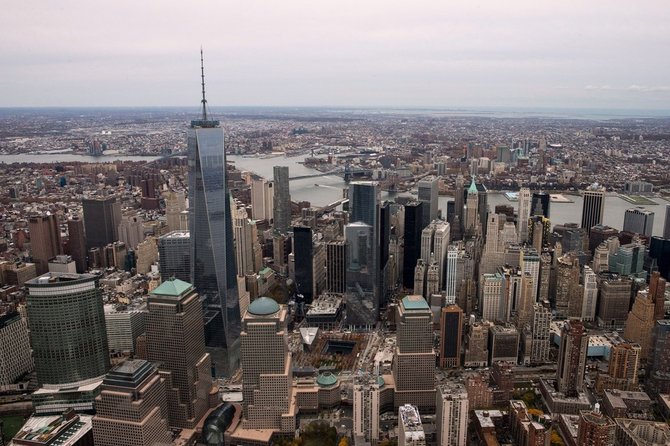 AFP/„Scanpix“ nuotr./Naujasis Pasaulio prekybos centro dangoraižis Niujorke
