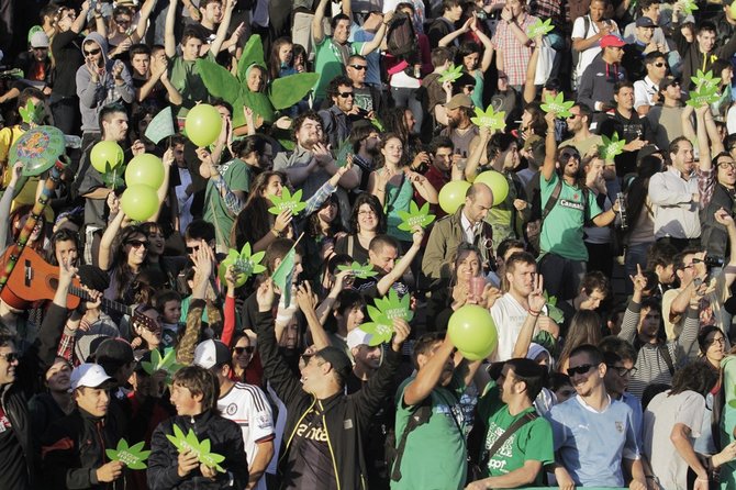 „Reuters“/„Scanpix“ nuotr./Urugvajus legalizavo marihuanos prekybą.