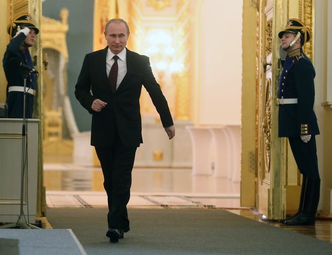 AFP/„Scanpix“ nuotr./Rusijos prezidentas Vladimiras Putinas