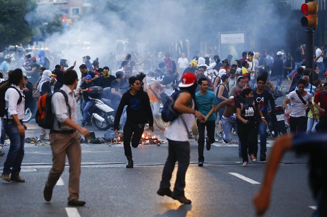„Reuters“/„Scanpix“ nuotr./Protestas Venesueloje 
