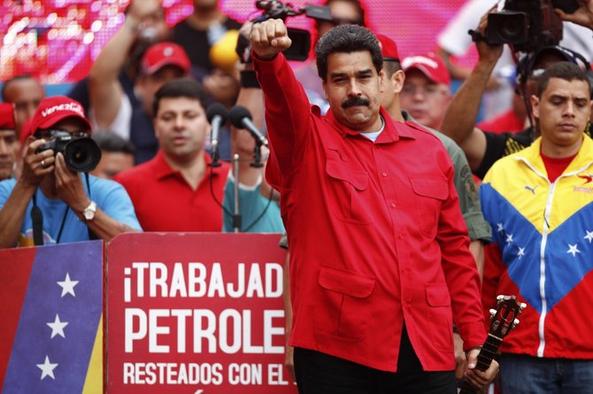 „Reuters“/„Scanpix“ nuotr./Venesuelos prezidentas Nicolas Maduro