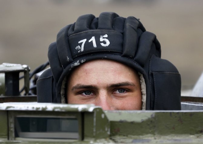 „Reuters“/„Scanpix“ nuotr./Ukrainos kariai prie Rusijos sienos