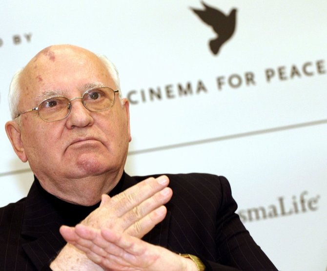 AFP/„Scanpix“ nuotr./Michailas Gorbačiovas