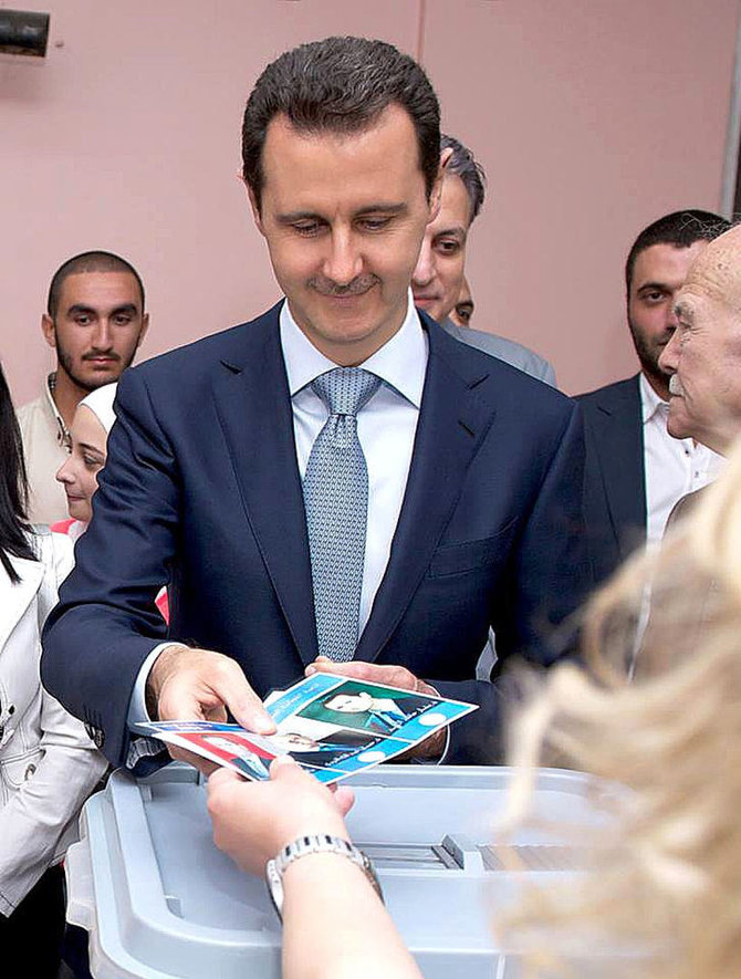 „Scanpix“/AY-COLLECTION/SIPA nuotr./Sirijos prezidentas Basharas al Assadas