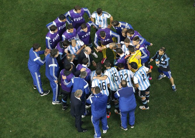 „Reuters“/„Scanpix“ nuotr./Argentinos futbolo rinktinė