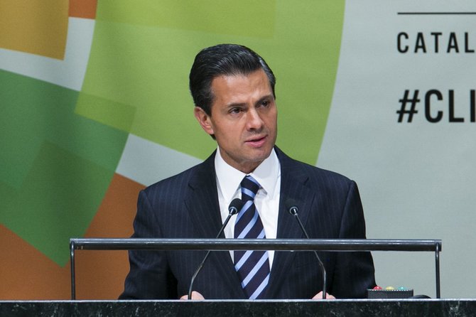 „Reuters“/„Scanpix“ nuotr./Meksikos prezidentas Enrique Pena Nieto