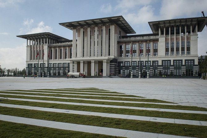 „Scanpix“/„Anadolu Ajansi“ nuotr./Naujieji Turkijos prezidento rūmai 