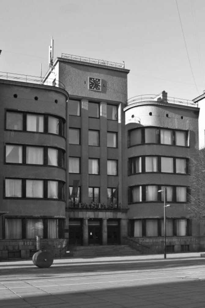 Mantas Jusas nuotr. /Kauno centrinis paštas, architektas Feliksas Vizbaras 1931 m. 