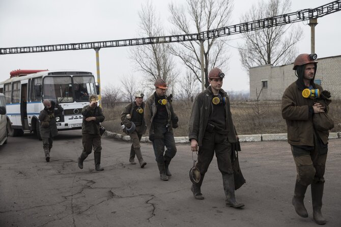 „Reuters“/„Scanpix“ nuotr./Ukrainos anglių kasyklą sudrebino sprogimas