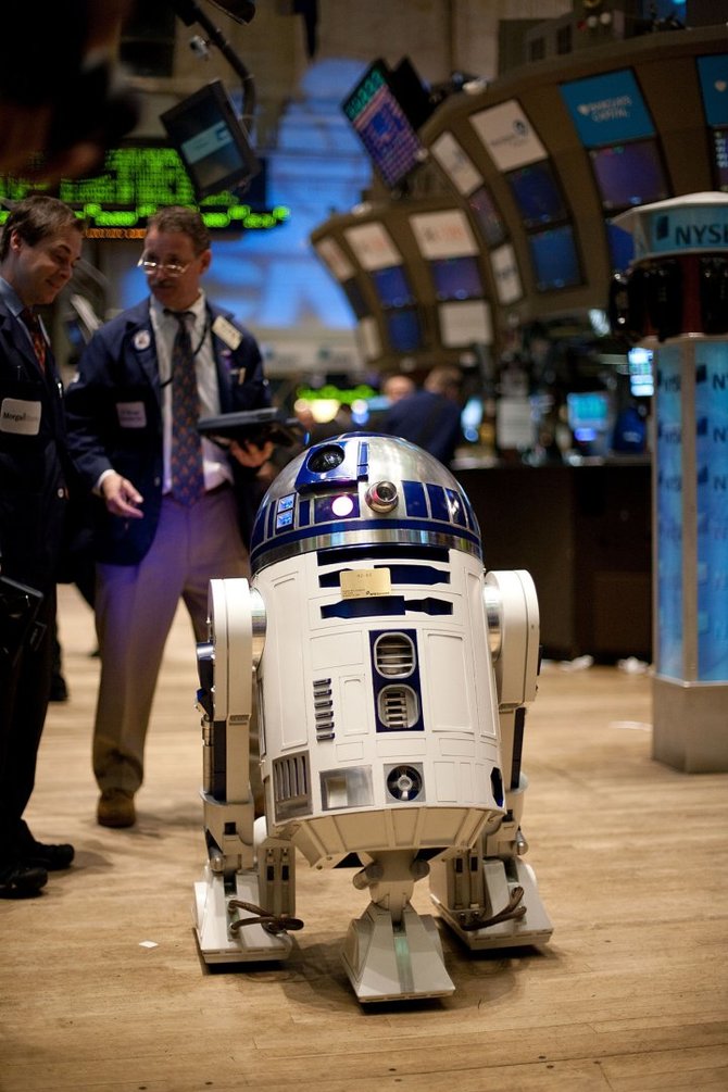 AFP/„Scanpix“ nuotr./Robotas R2-D2 iš filmo „Žvaigždžių karai“