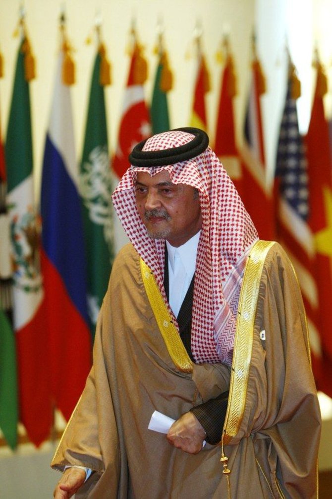 „Reuters“/„Scanpix“ nuotr./Siaudo Arabijos ministras pirmininkas princas Saud al-Faisal