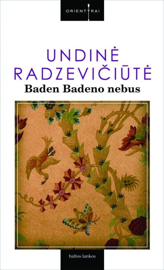 Knygos viršelis/Undinė Radzevičiūtė. „Baden Badeno nebus“