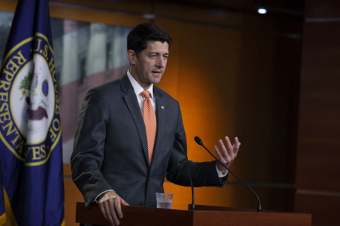 AFP/„Scanpix“ nuotr./Paul Ryan