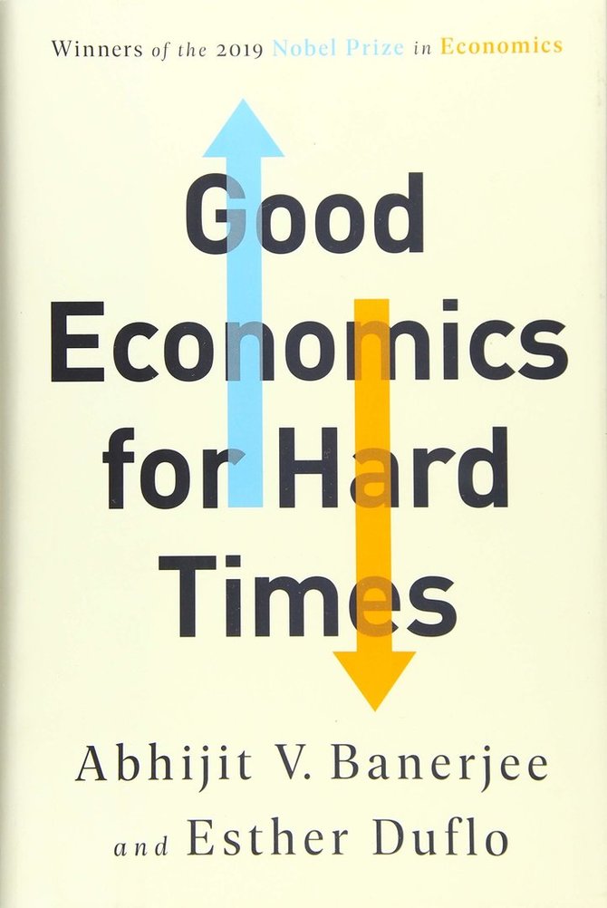 Knygos viršelis/Knyga „Good Economics for Hard Times“