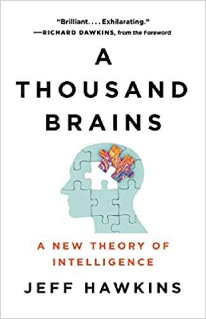 Knygos viršelis/Knyga „A Thousand Brains: A New Theory of Intelligence“