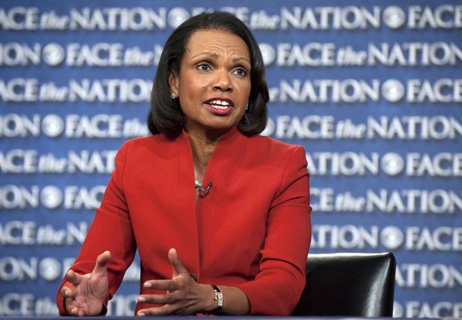 „Reuters“/„Scanpix“ nuotr./Condoleezza Rice