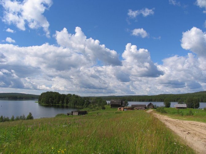 Wikimedia.org nuotr./Kaimas Karelijoje