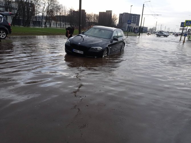 15min skaitytojo Donato nuotr./Kaunas skęsta