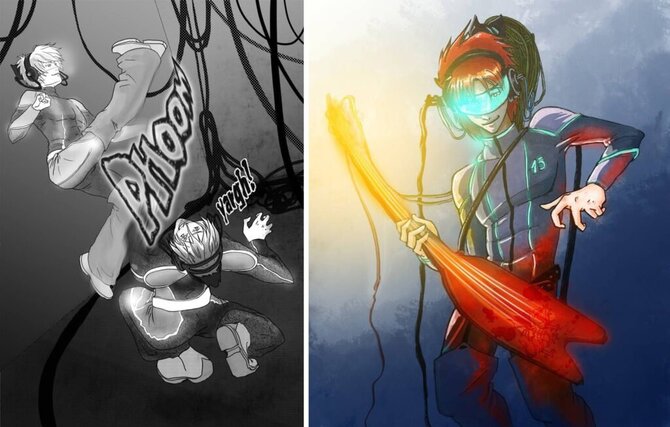 Eglės Jankauskaitės eskizai