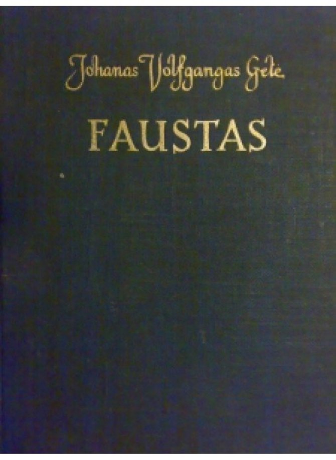 Knygos viršelis/„Faustas“