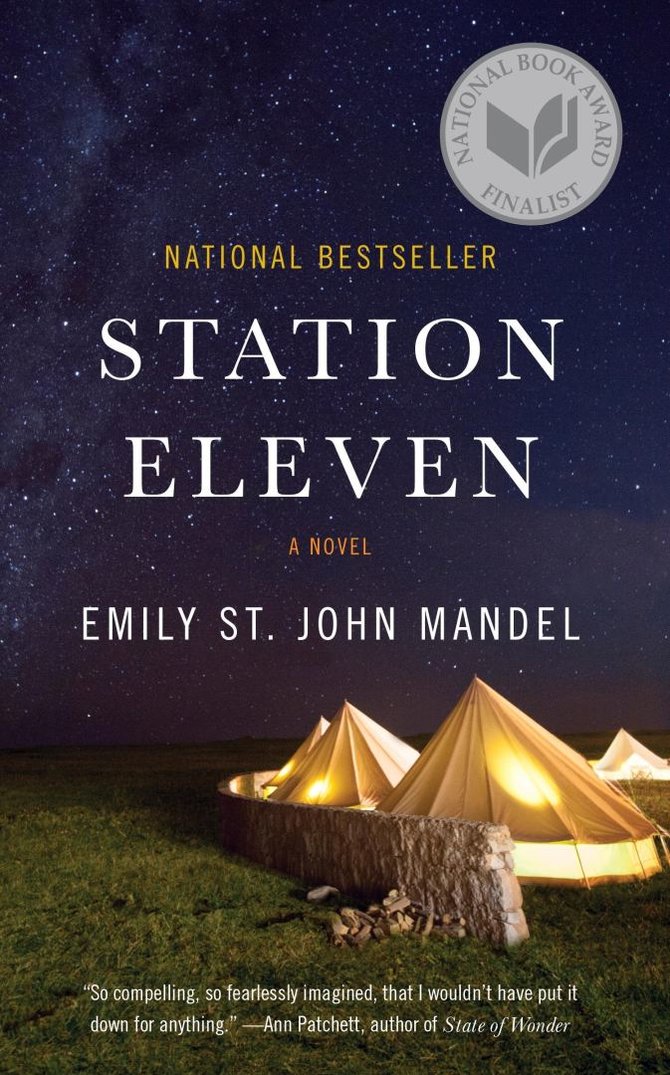 Knygos viršelis/Knyga „Station Eleven“