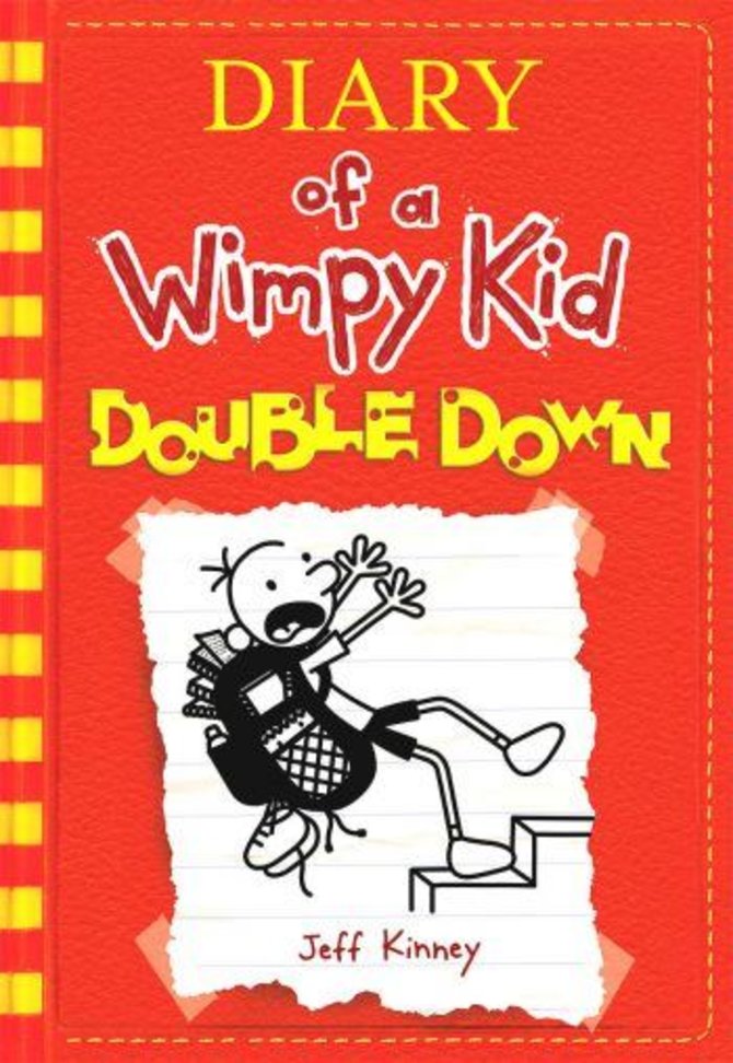 Knygos viršelis/Knyga „Diary of a Wimpy Kid Double Down“