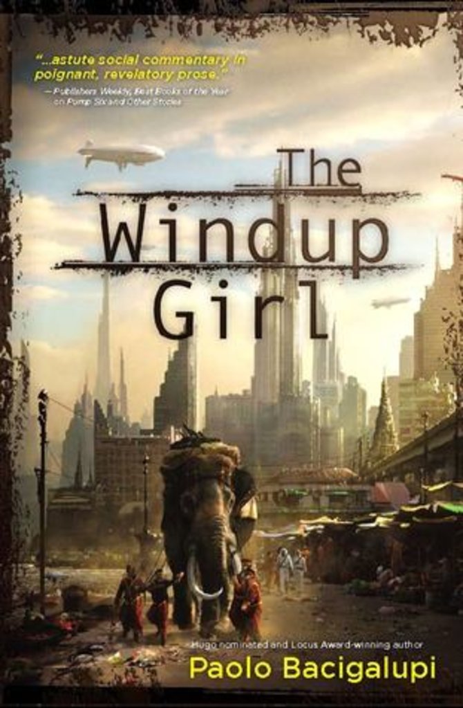 Knygos viršelis/Knygas „The Windup Girl“