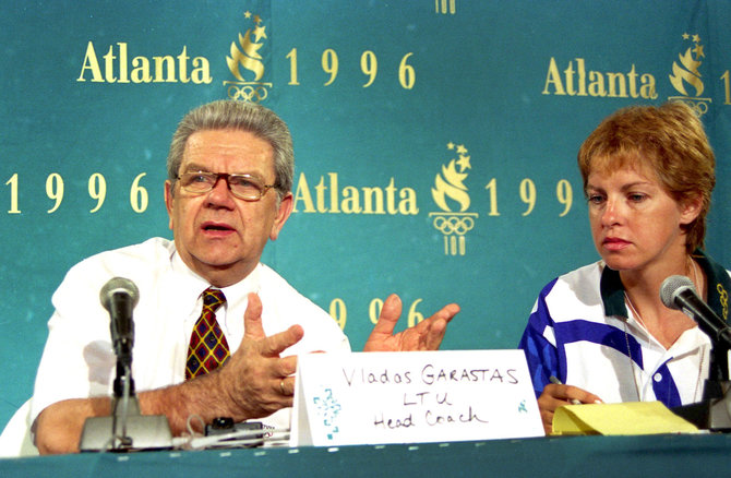 Alfredo Pliadžio nuotr./Vladas Garastas 1996 metais Atlantos olimpiadoje