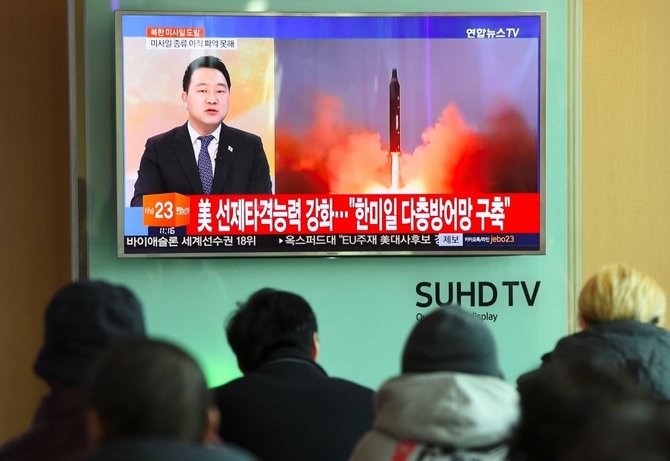 AFP/„Scanpix“ nuotr./Šiaurės Korėjo vėl kelia įtampą regione
