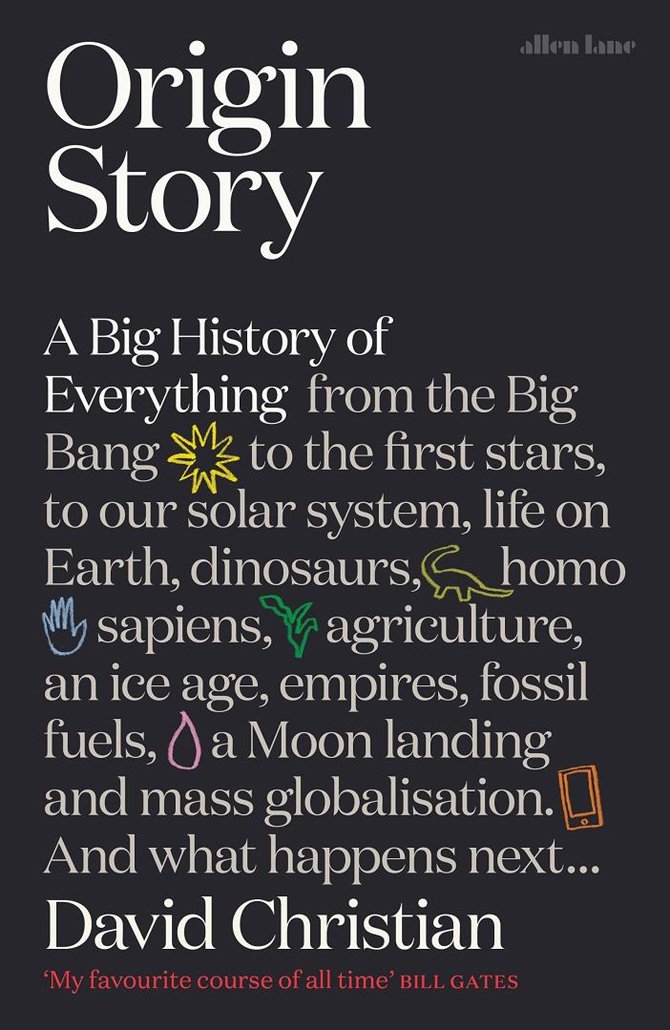 Knygos viršelis/Knyga „Origin Story: A Big History of Everything“