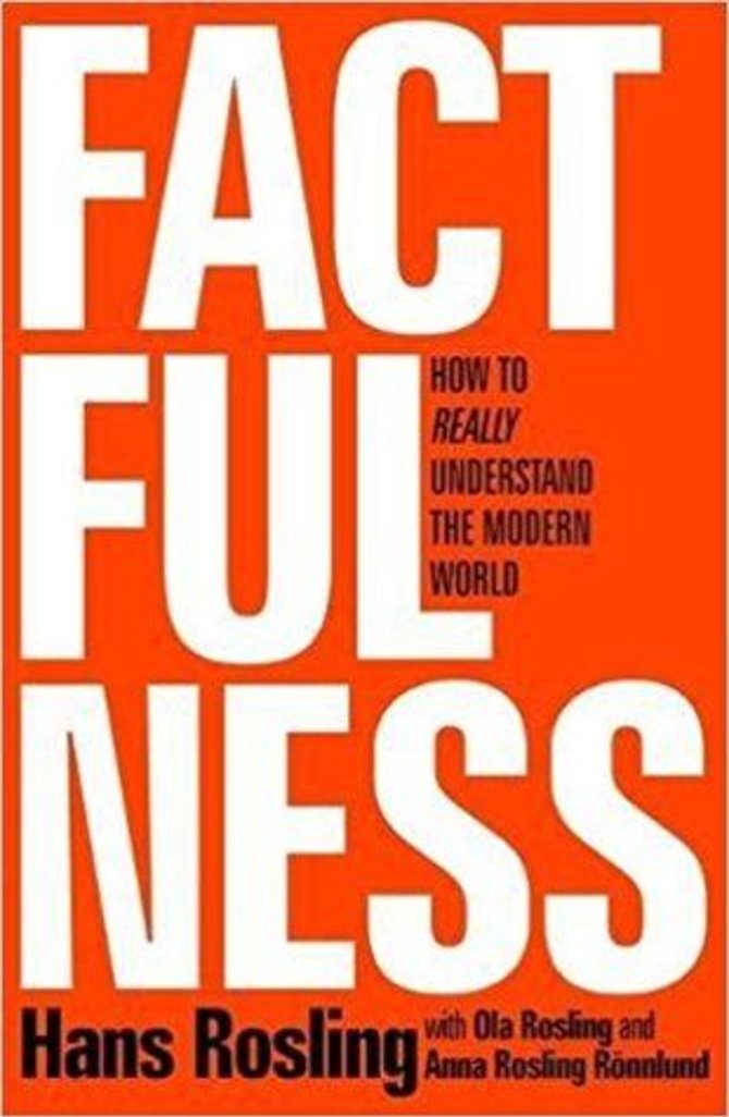 Knygos viršelis/Knyga „Factfulness“