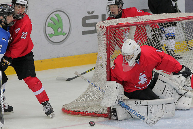 Hockey.lt nuotr./Lietuvos jaunių ledo ritulio rinktinė