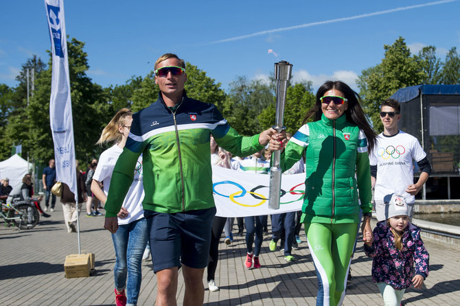 LTOK nuotr./Mindaugas Griškonis ir Diana Lobačevskė