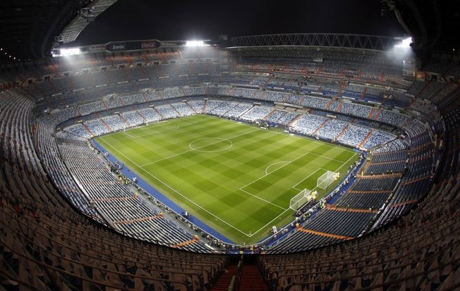 „Reuters“/„Scanpix“ nuotr./„Santiago Bernabeu“ stadionas iš vidaus