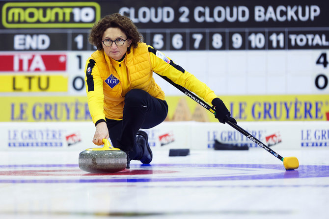 World Curling nuotr./Lietuvos moterų akmenslydžio rinktinė