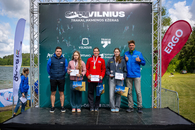R.Lukoševičiaus nuotr./Lietuvos atviro vandens 5 km plaukimo čempionatas