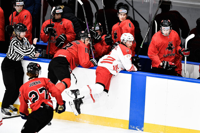 IIHF nuotr./Lietuva U-20 – Lenkija U-20