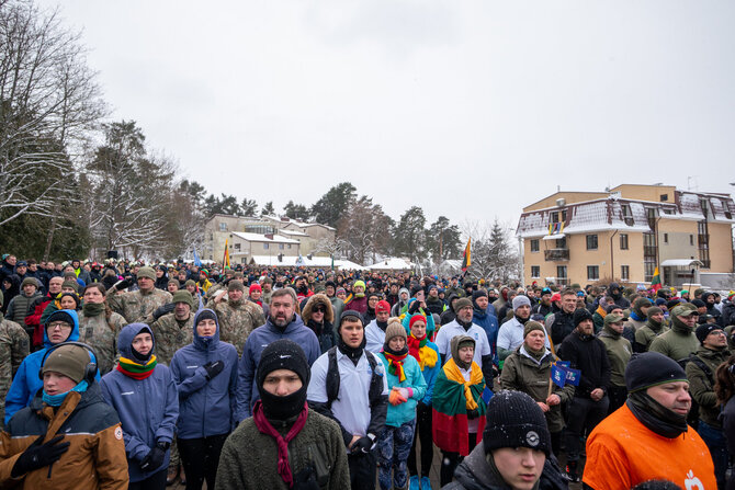 Lietuvos sporto draugijos „Žalgiris“ nuotr./„Gyvybės ir mirties keliu“ – tradicinis pagarbos bėgimas Vilniuje 