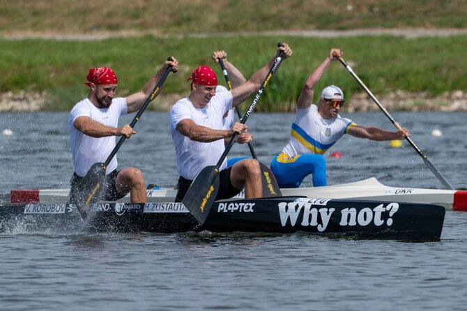 Canoe.lt/Henrikas Žustautas ir Vadimas Korobovas