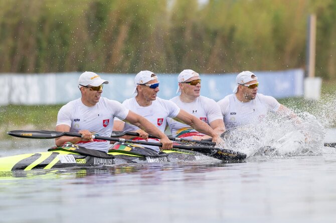 Canoe.lt nuotr./Simonas Maldonis, Viktoras Čaplinskij, Ignas Navakauskas ir Artūras Seja