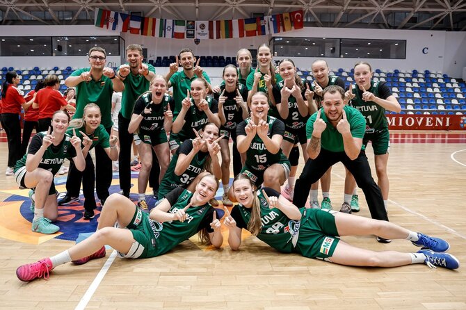 FIBA nuotr./2026 m. Lietuvos U-16 merginų rinktinė
