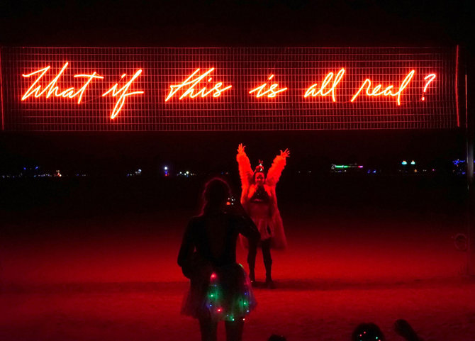 „Scanpix“/„Sipa USA“ nuotr./„Burning Man“ festivalis