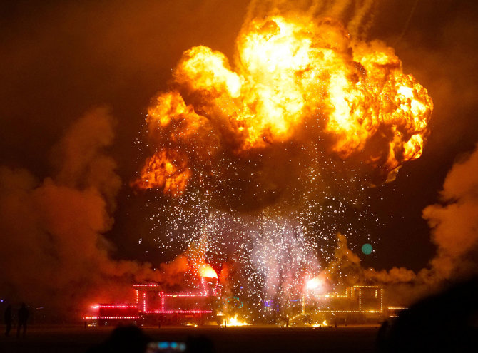 „Scanpix“/„Sipa USA“ nuotr./„Burning Man“ festivalis