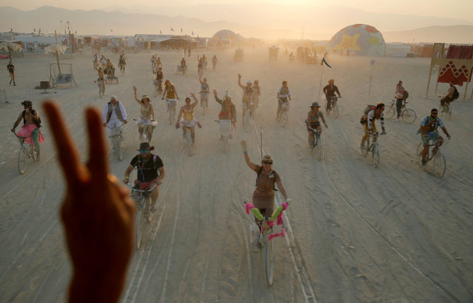 „Reuters“/„Scanpix“ nuotr./„Burning Man“ festivalis