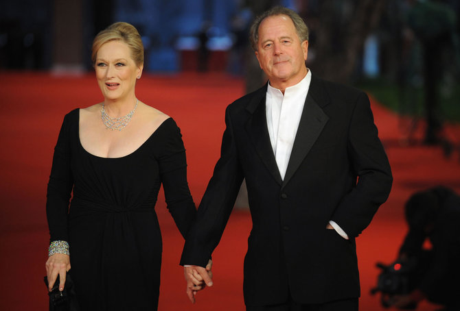 AFP/„Scanpix“ nuotr./Meryl Streep su vyru Donu Gummeriu