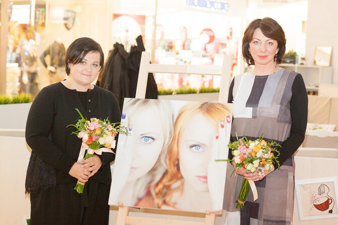 Parodos organizatorių nuotr./Projekto „Mylintys gyvenimą“ ambasadorės Dalia Ibelhauptaitė ir Daiva Tamošiūnaitė