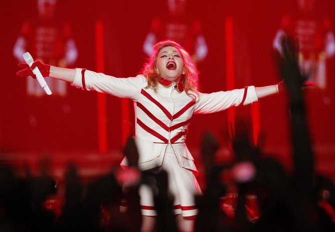 „Reuters“/„Scanpix“ nuotr./1 vieta: Madonna – 125 mln. JAV dolerių