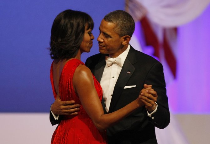 „Reuters“/„Scanpix“ nuotr./Michelle Obama ir Barackas Obama