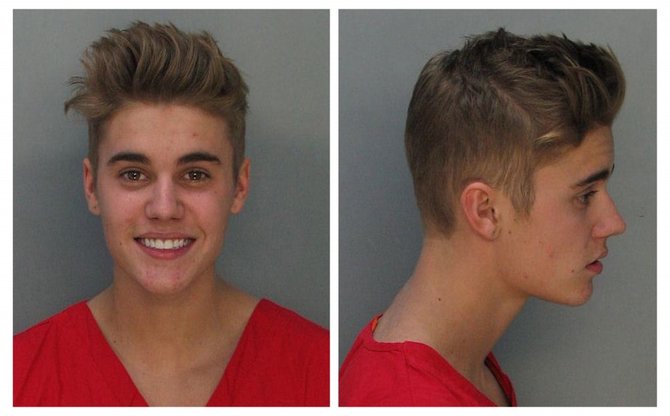 „Reuters“/„Scanpix“ nuotr./Justinas Bieberis policijoje