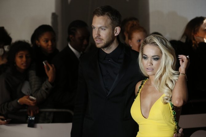 „Reuters“/„Scanpix“ nuotr./Calvinas Harris ir Rita Ora